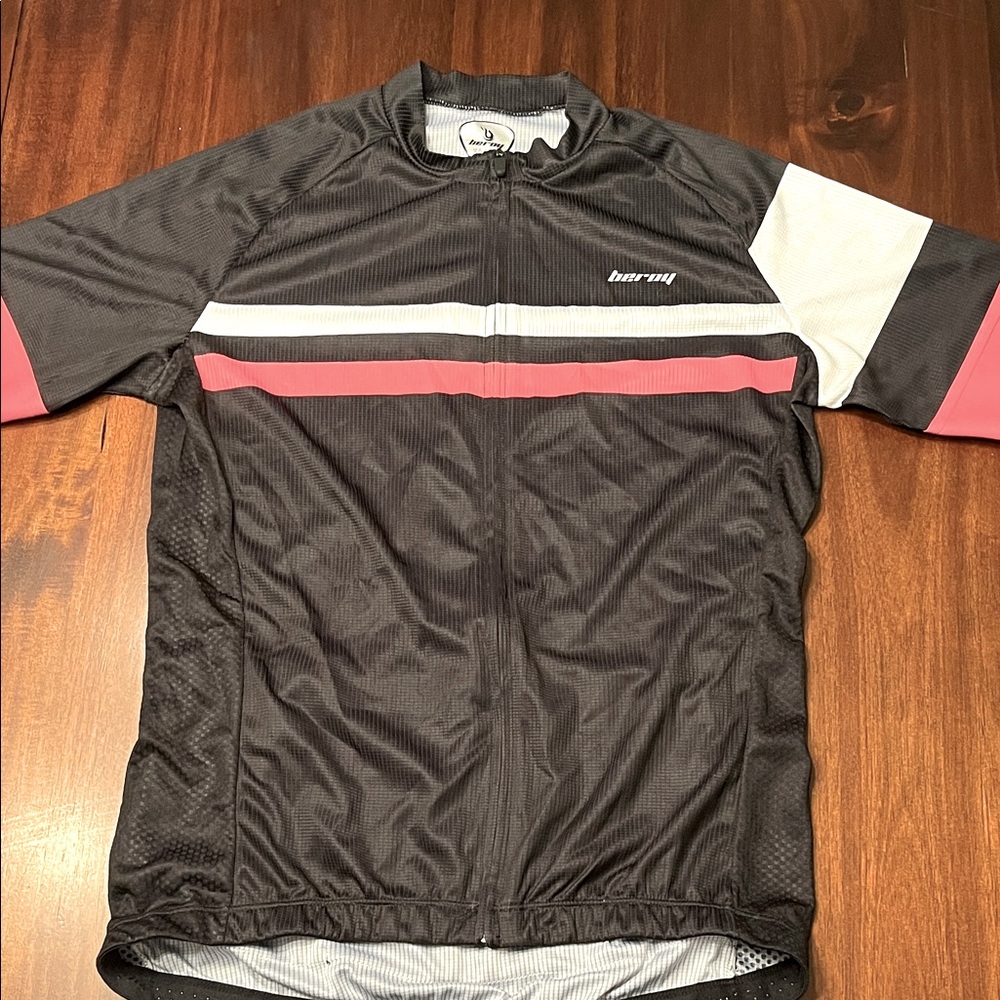 Black and Pink Cycling Jersey : Beroy Brand